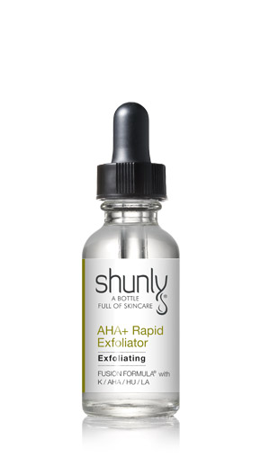 AHA + Rapid Exfoliator Fusion Formula from Shunly Skincare