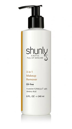 3-in-1 Makeup Remover, Oil Free, Shunly Skincare